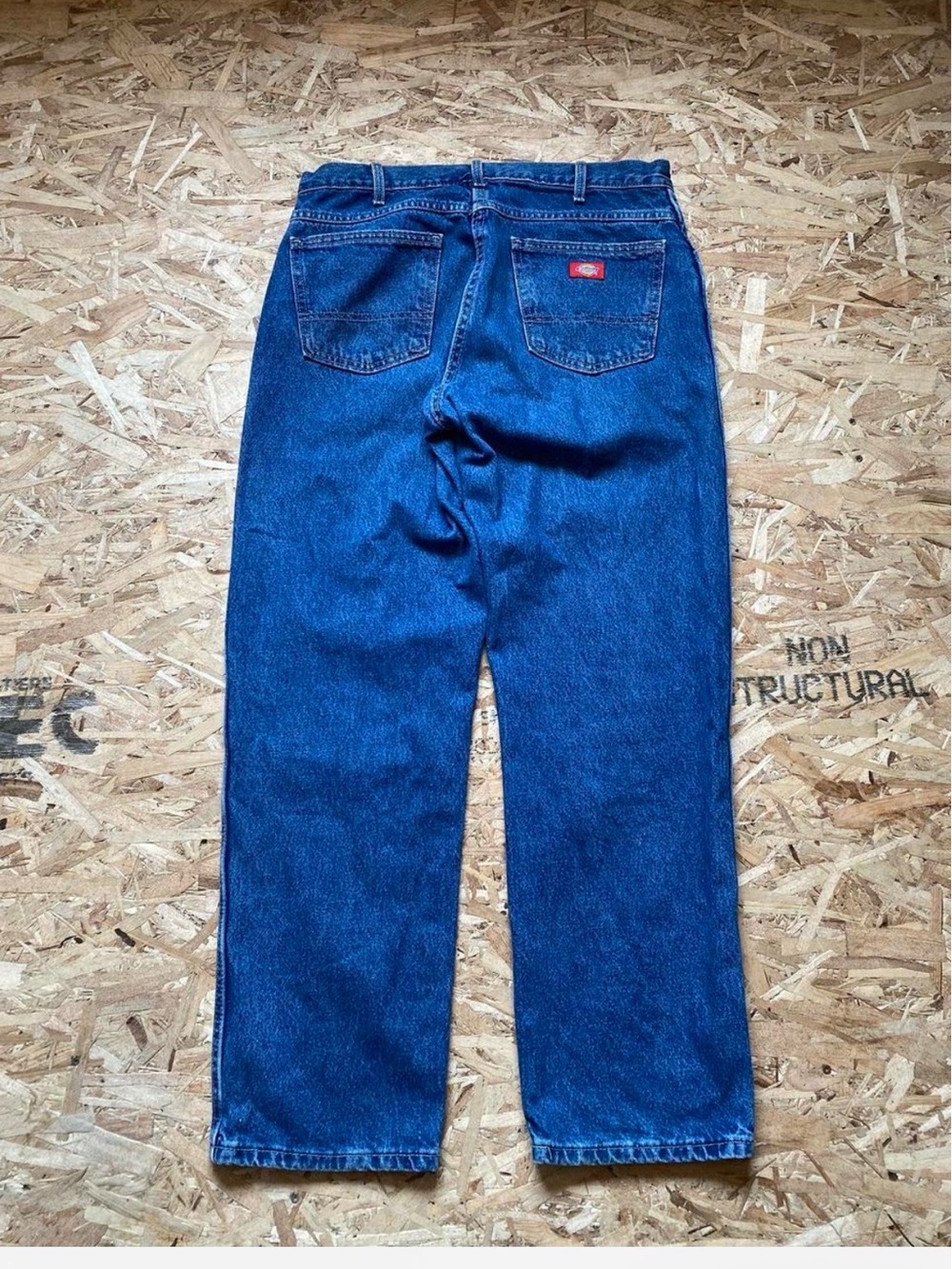 Dickies Men's Relaxed Fit Indigo Blue Jeans
